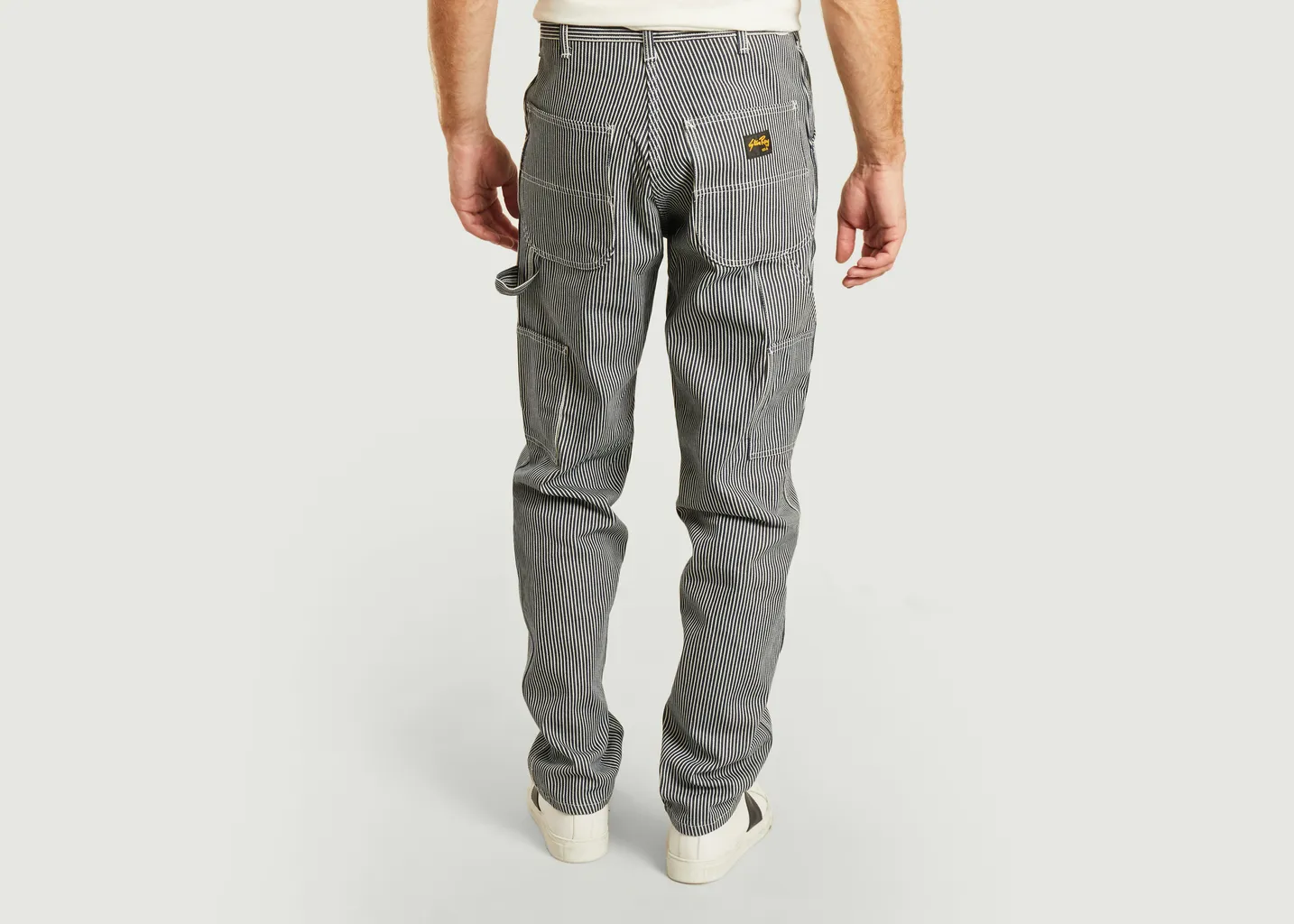 Pantalon rayé en denim de coton 80s Painter Stan Ray