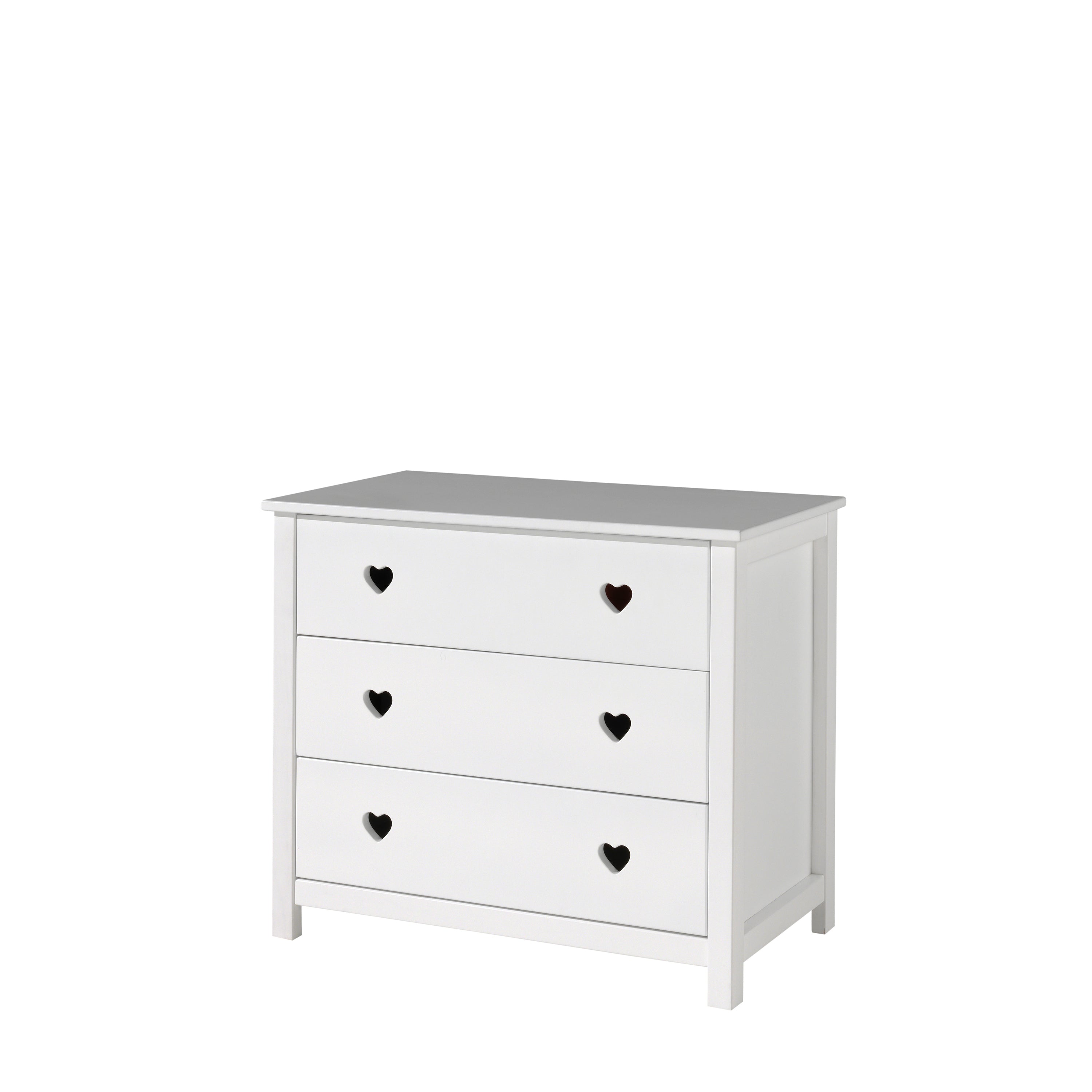 LUCEVI - Amori Commode 3 Laden - Wit - 90x50 cm