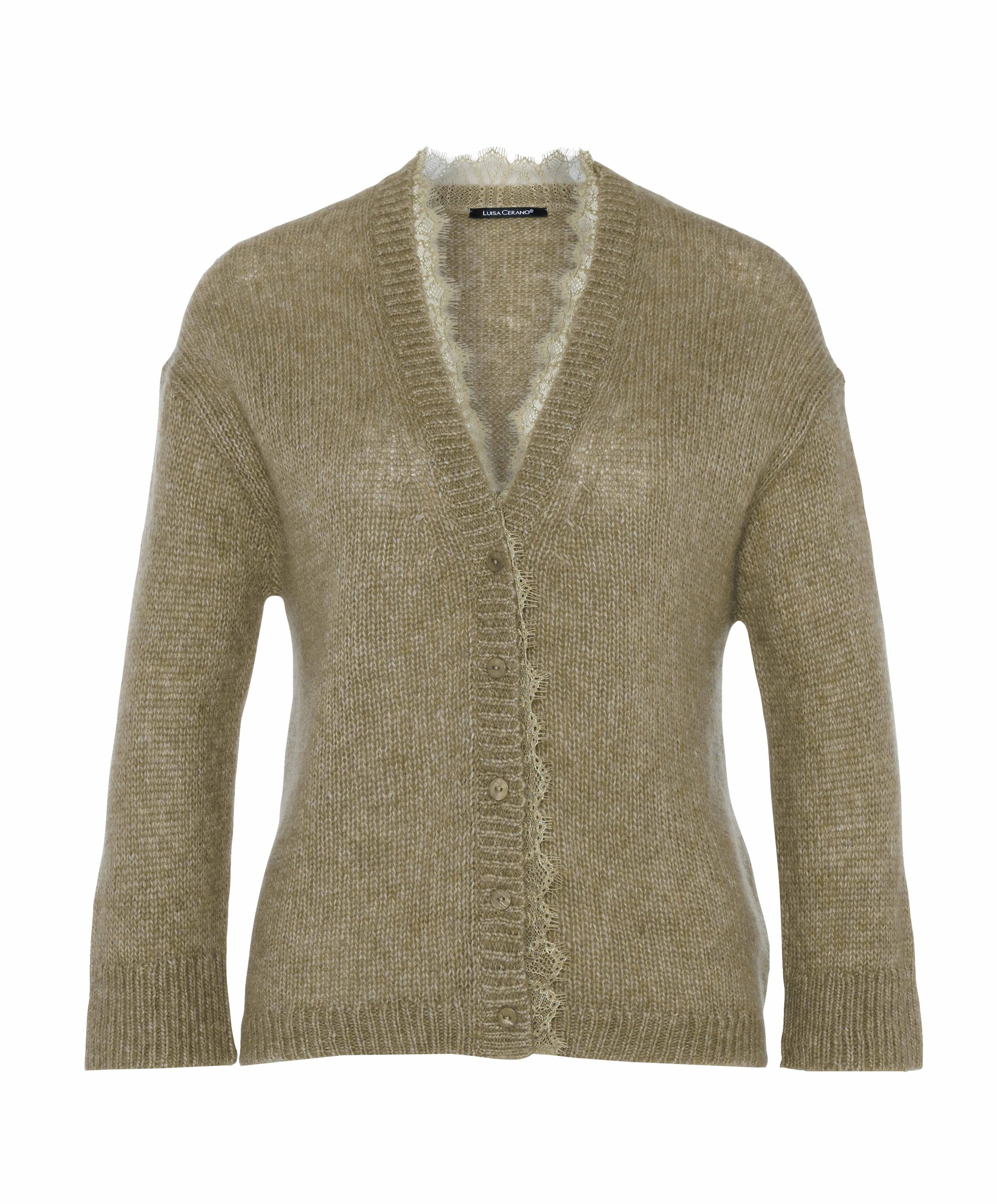 LUISA CERANO Dames vest groen
