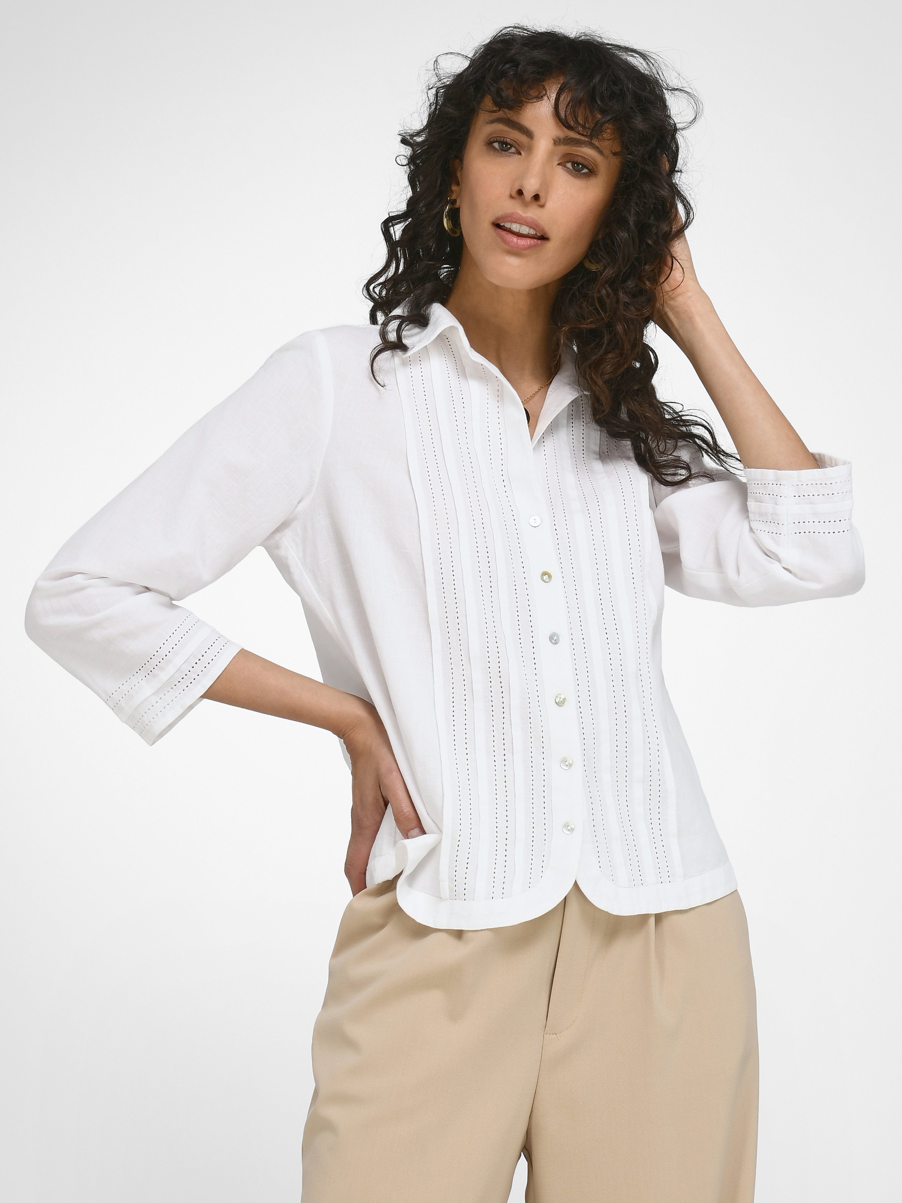 Bluse mit 3/4-Arm