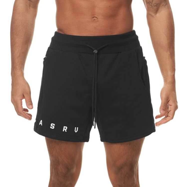 Double White - Effen joggingbroek met trekkoord in de taille