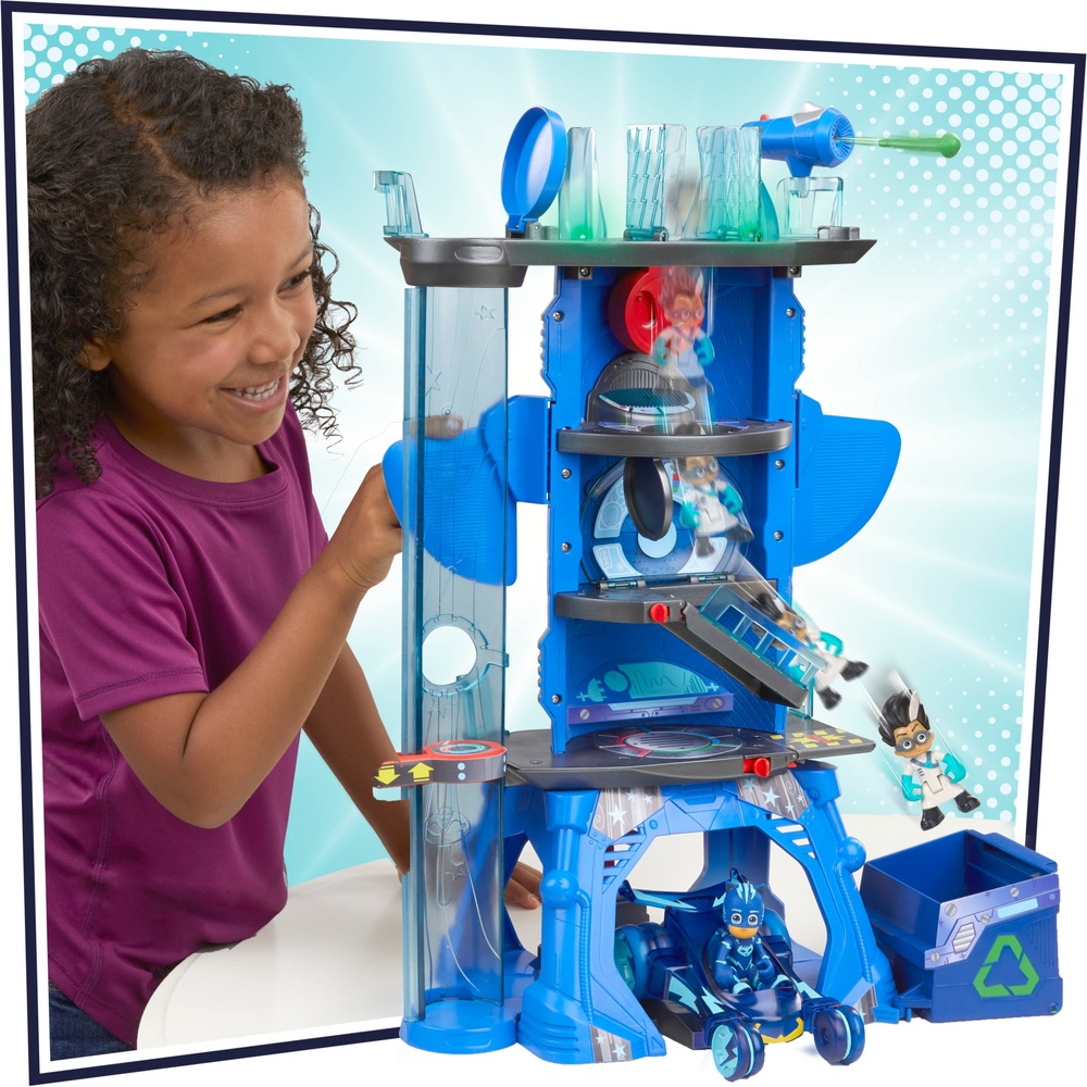 PJ Masks Deluxe Kampfzentrale Spielset mit 2 Actionfiguren