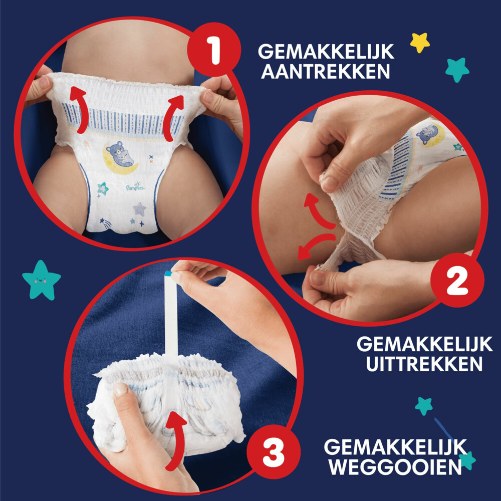 Pampers Baby Dry Night Pants Luierbroekjes Maat 6 (15kg+)138 stuks