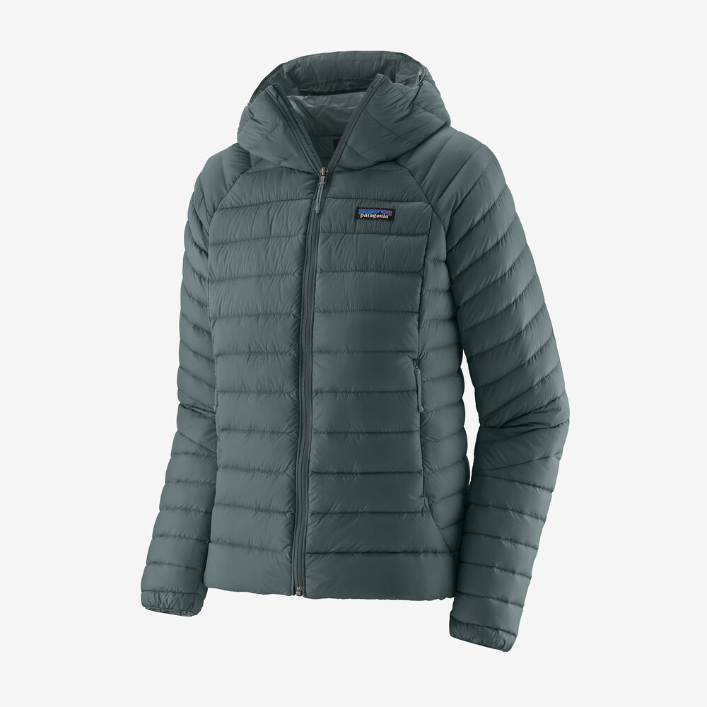 Damen-Daunenpullover mit Kapuze