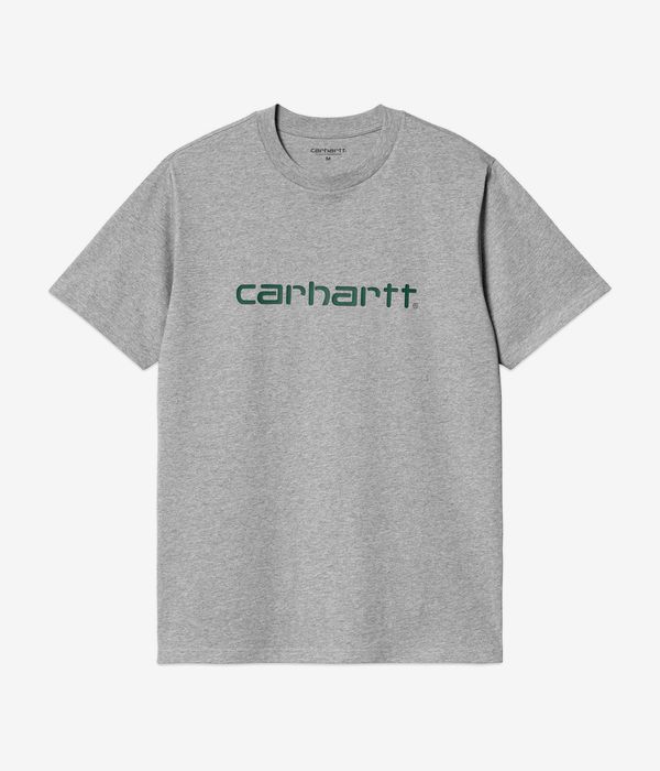 Carhartt WIP Script T-Shirt (grey heather chervil)