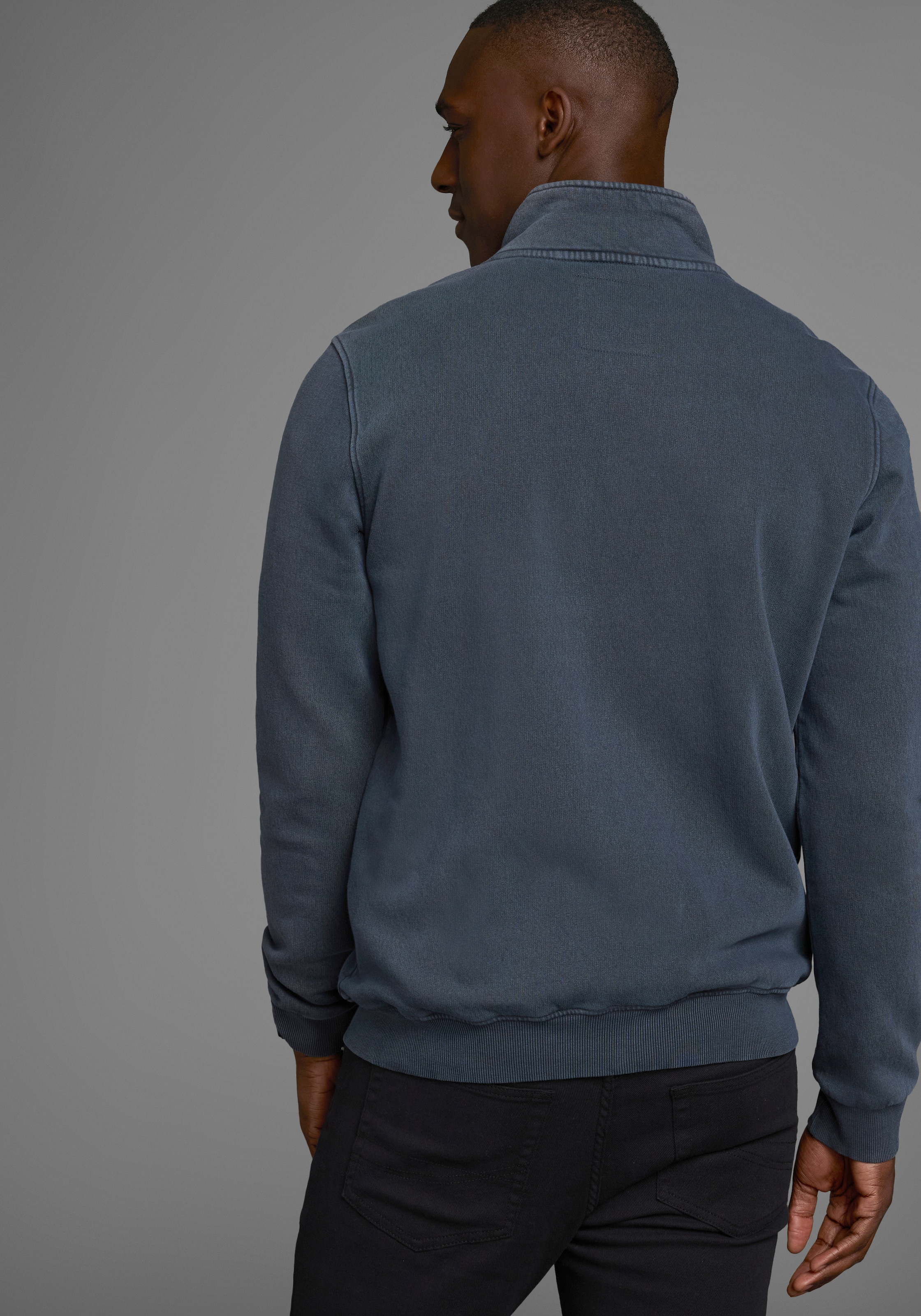 Man's World Sweatjacke , mit Print und Stickerei