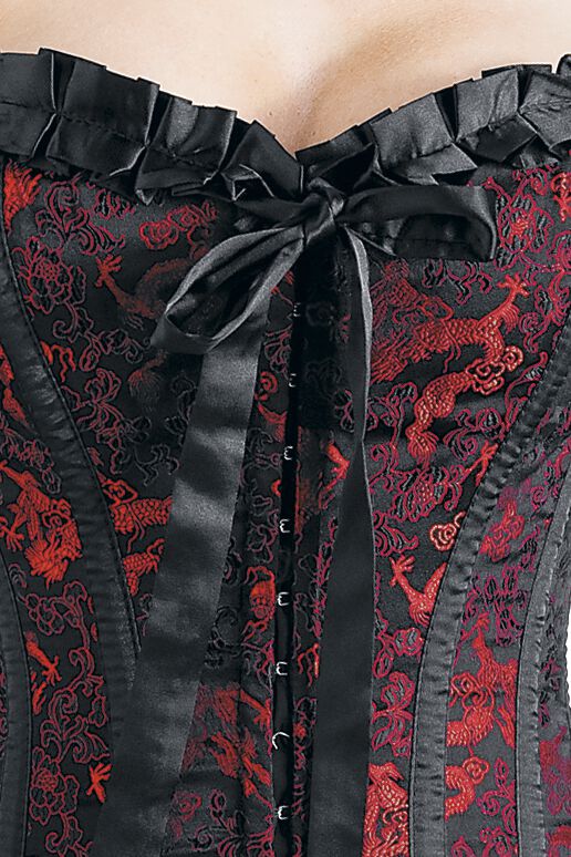 Lily Hook Red Dragon | Burleska Corset