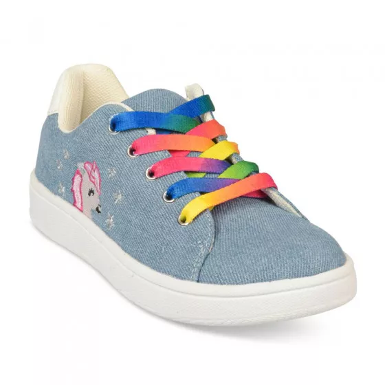 Baskets BLEU LOVELY SKULL