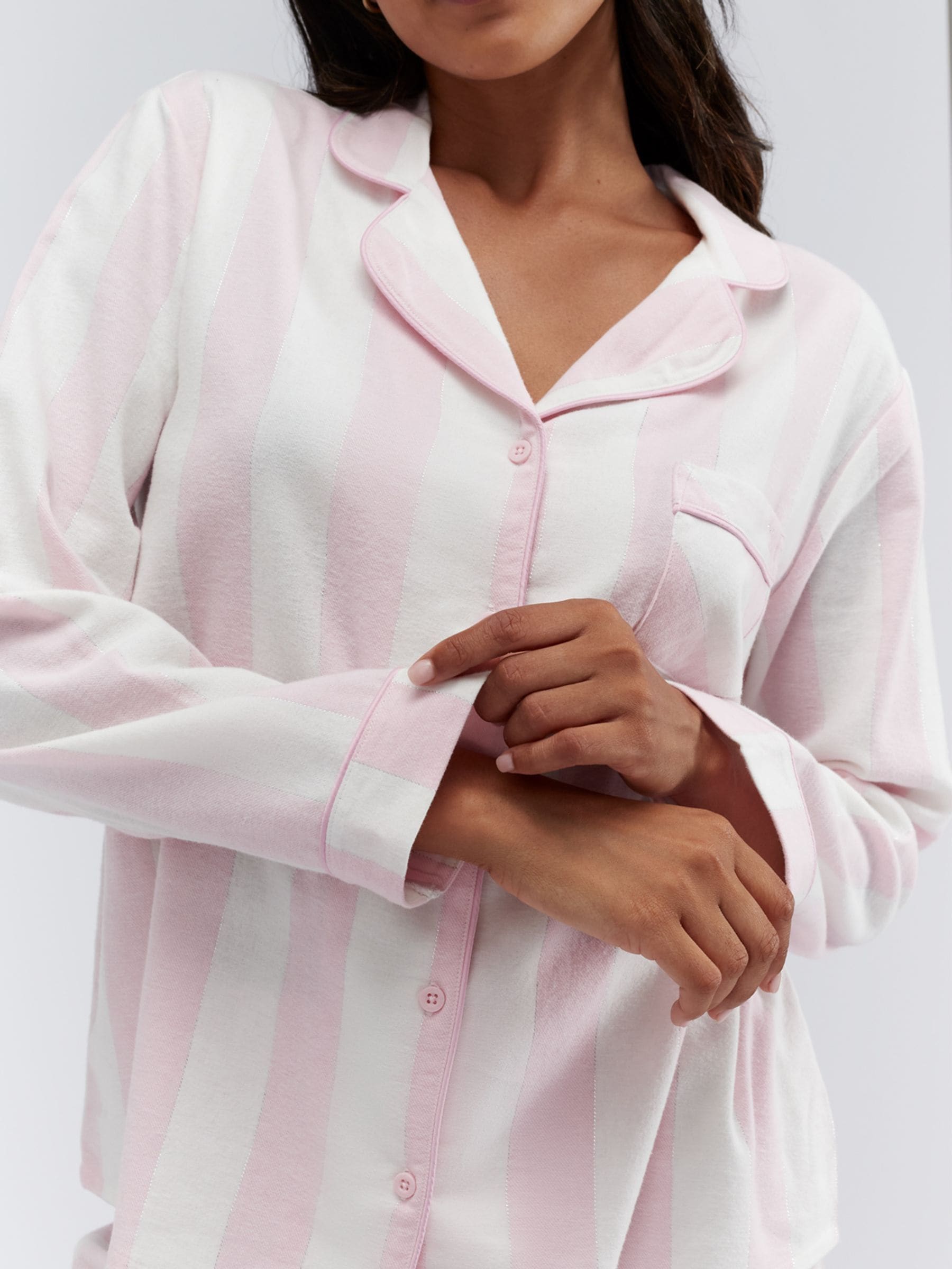 Roze/wit gestreept - Boux Avenue Pyjamas In a Bag
