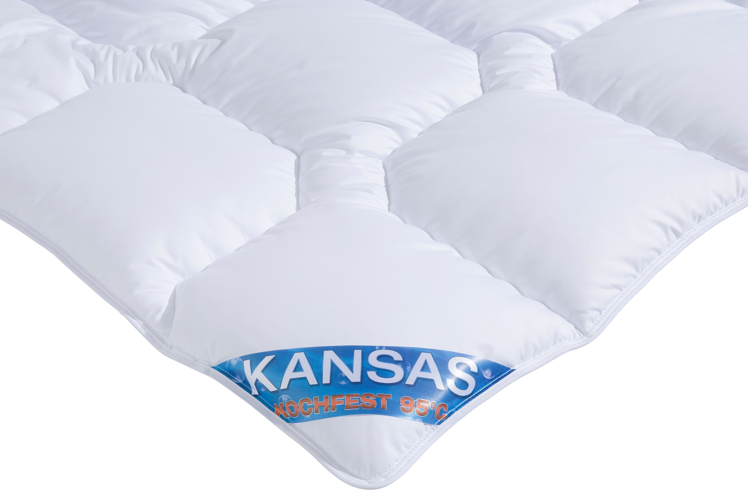 fan Microfaserbettdecke + Kopfkissen »Kansas, 2tlg.-Set mit Kissen 80x80 cm« Bettdecke 135x200 cm, 155x220 cm für Sommer oder Winter