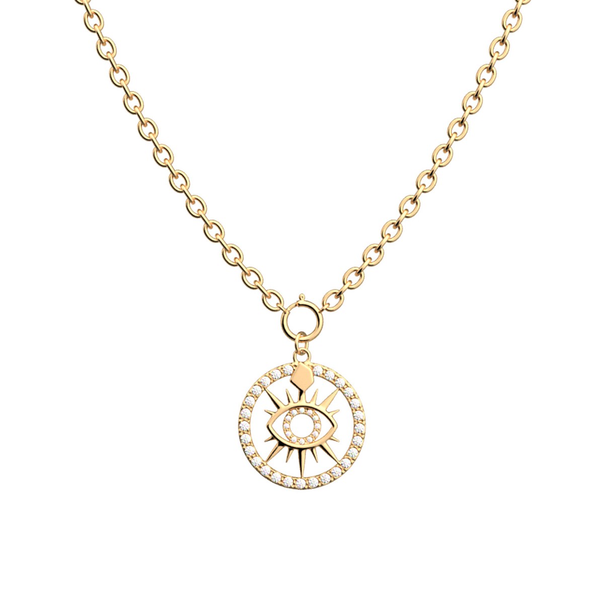 Collier Les Georgettes Oeil doré