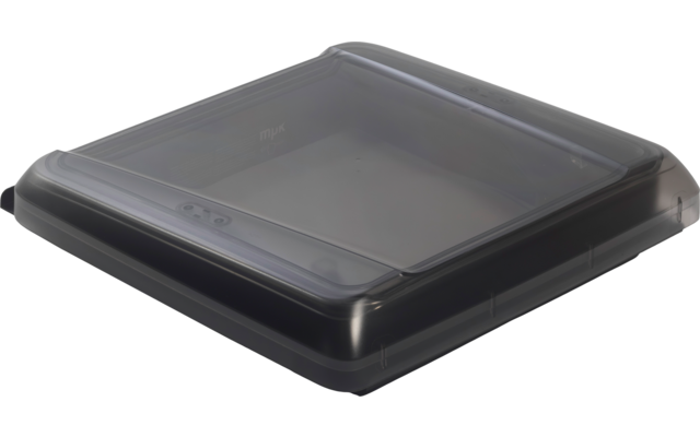 MPK VisionStar M LED Dachhaube ohne Dauerbelüftung mit LED-Beleuchtung 400 x 400 mm schwarz