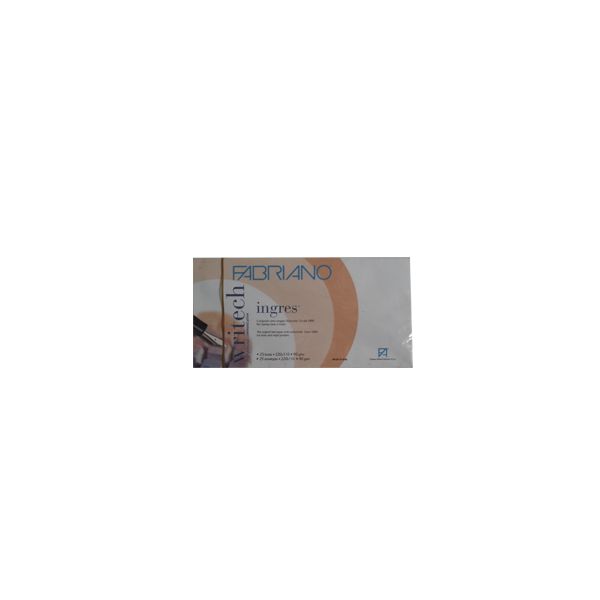 Fabriano 25 un. Envelopes Papel 11x22cm Natural 90g Gelo - 123Z45112203