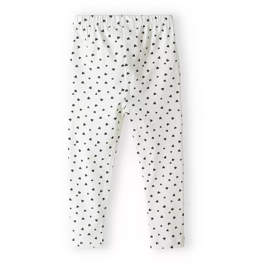 MINOTI Top und Leggings im Set DunkelgrauWeiß