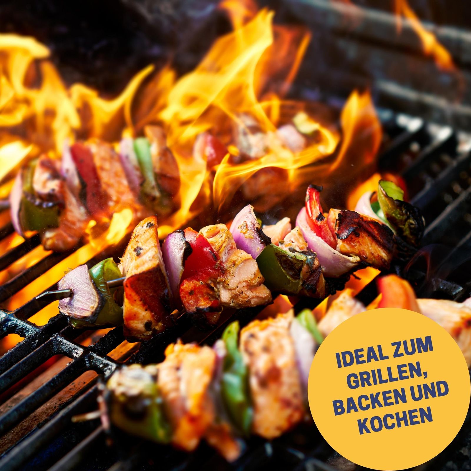 Best Sporting Grillhandschuh 2er Set I Ofenhandschuh OneSize I schwarz I Hitzebeständige Grillhandschuhe bis 500°C I Ofen I Kamin I Ofenhandschuhe I Topfhandschuhe I Kaminhandschuhe