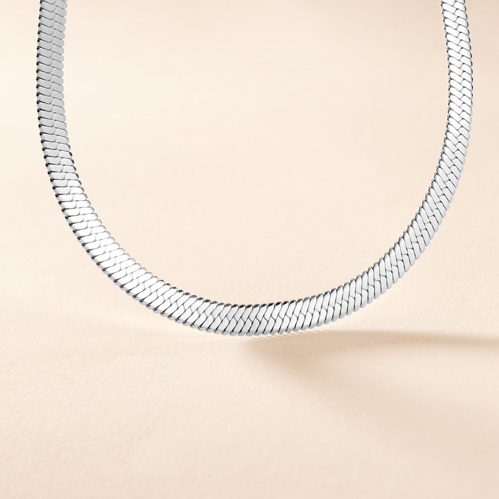 Collier Hera Melitta Acier Blanc