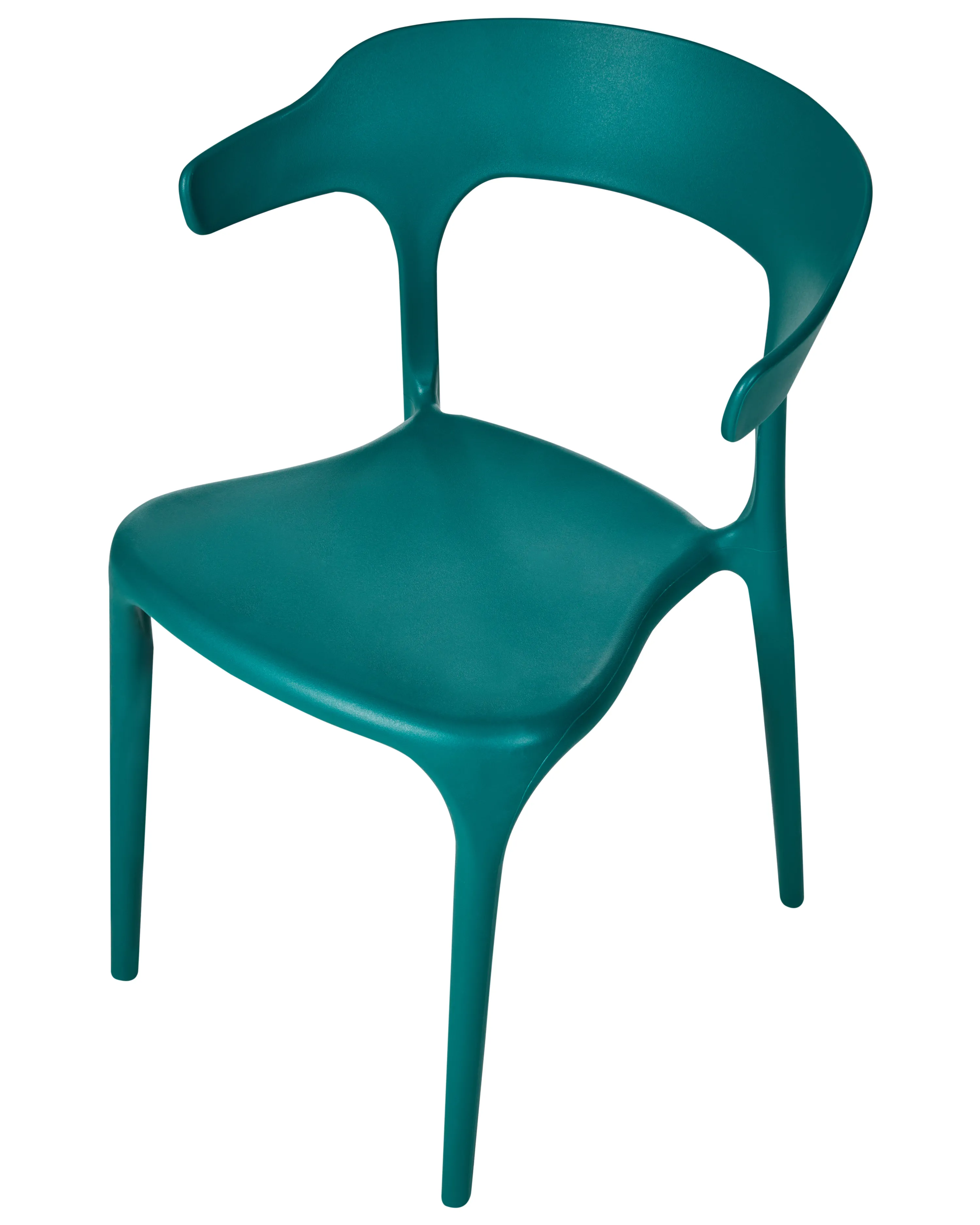 Set van 4 tuinstoelen GUBBIO Groenblauw