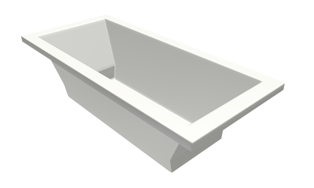 Xenz Society ligbad 180x80x50cm edelweis
