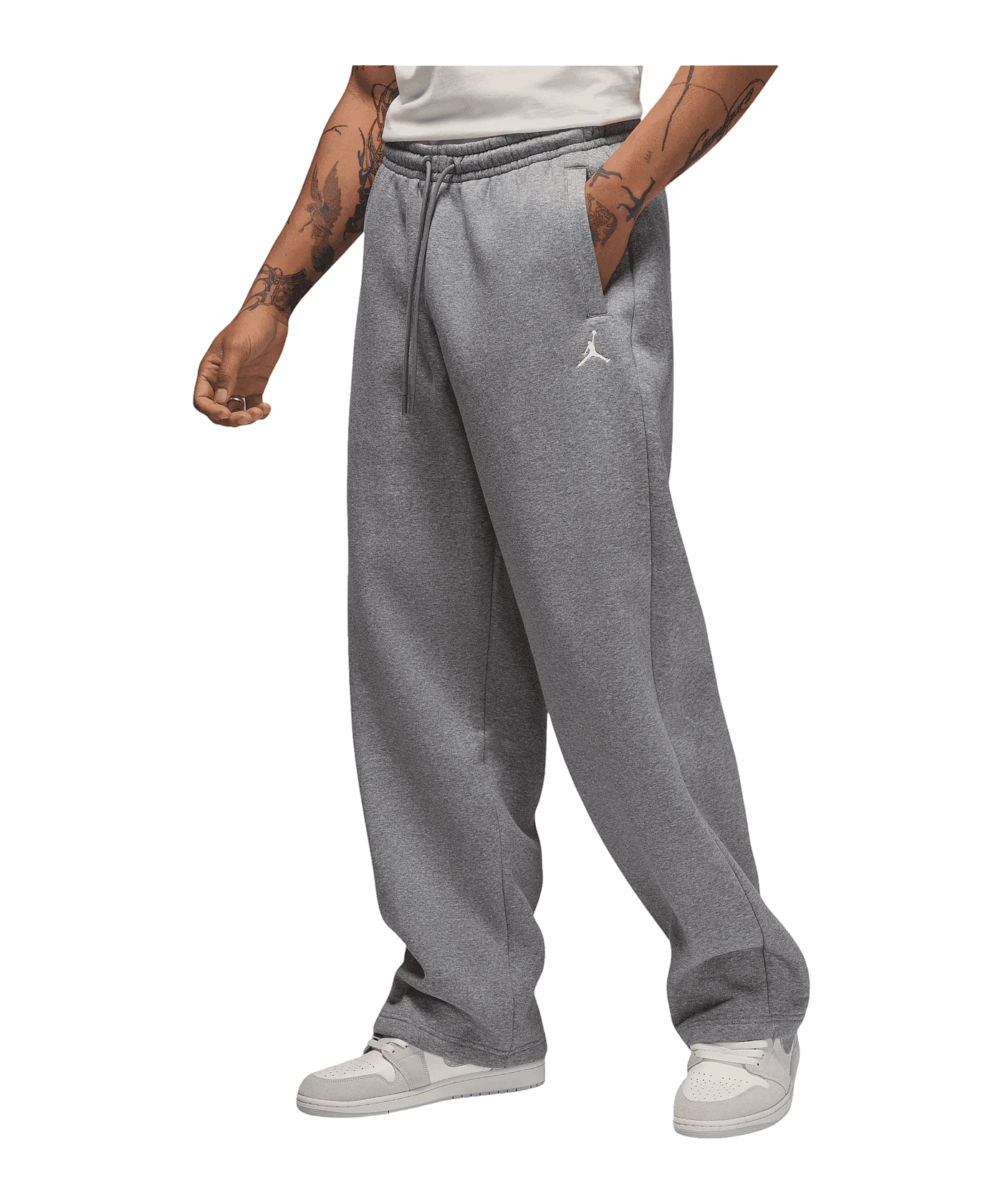 Jordan Brooklyn Fleece Oversized Jogginghose Grau F091
