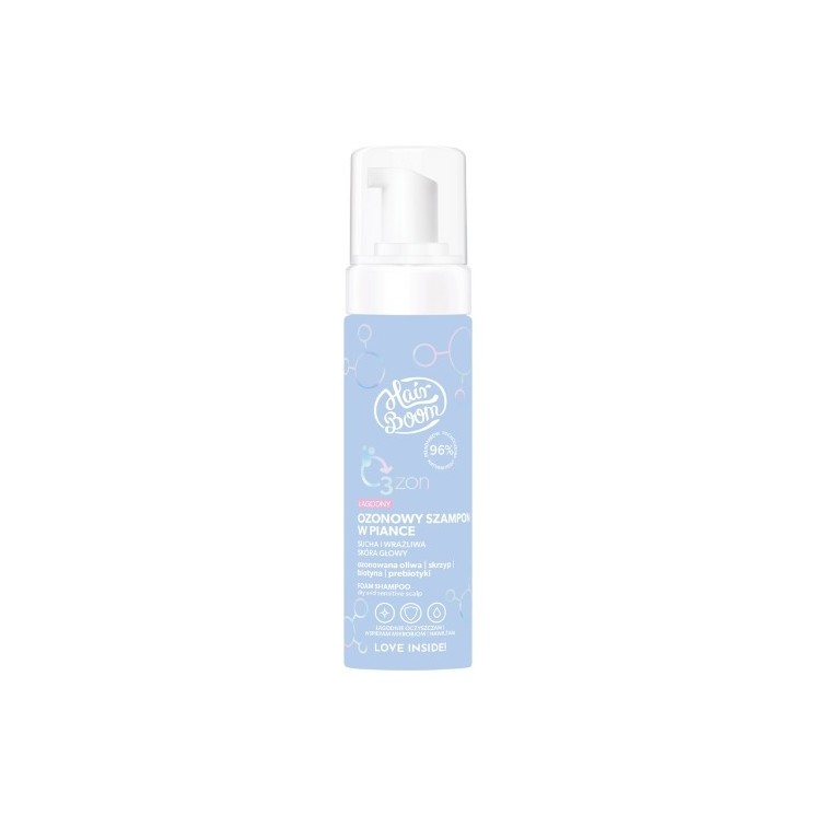 HairBoom O3ZON Mildes Ozonschaumshampoo 200 ml