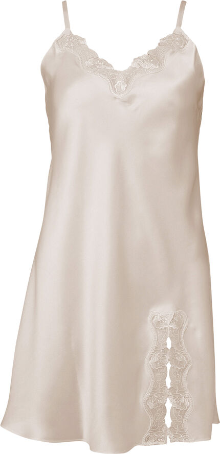 Lady Avenue Pure Silk - Slip w. lace Bailey