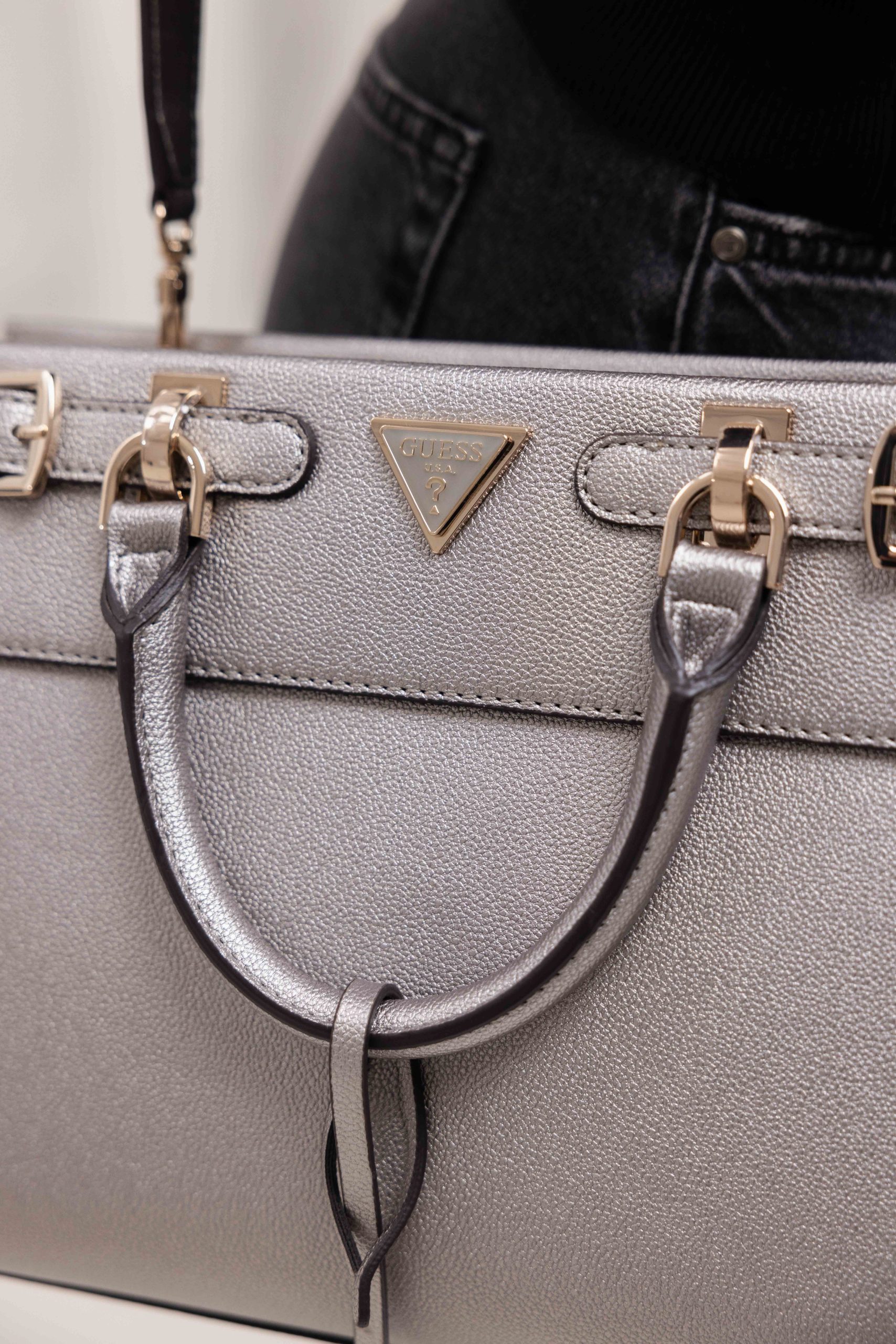 Guess Eco Ali Handtas Dames Zilver