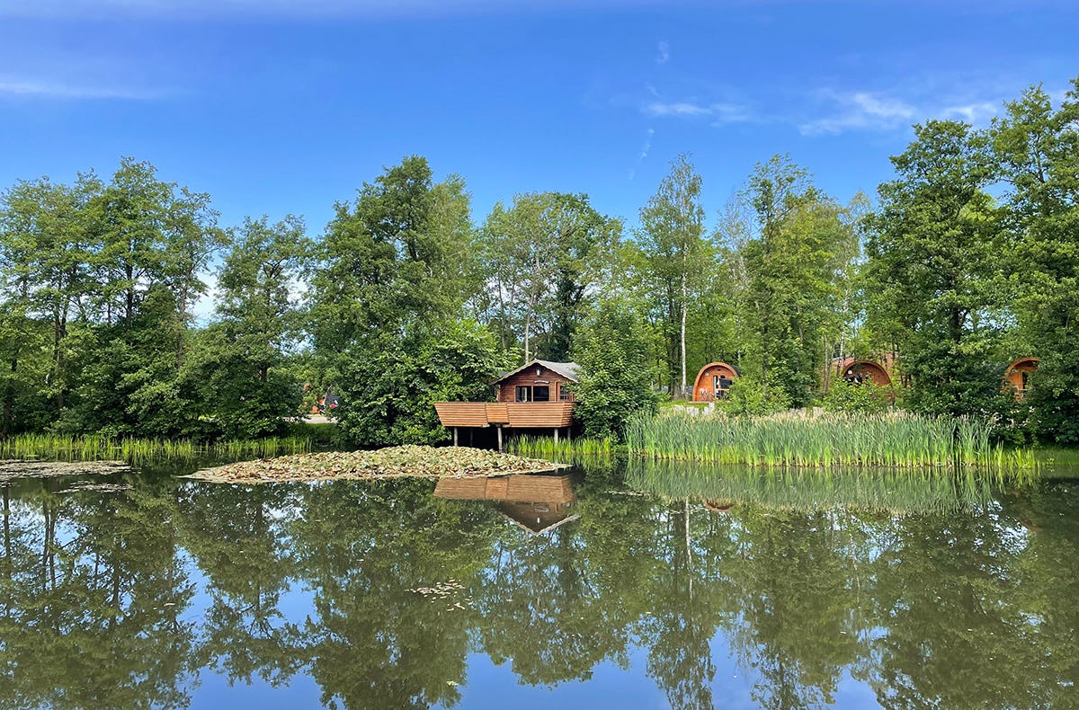 Übernachtung im Premium Pod am Wasser mit Kanutour Silberstedt