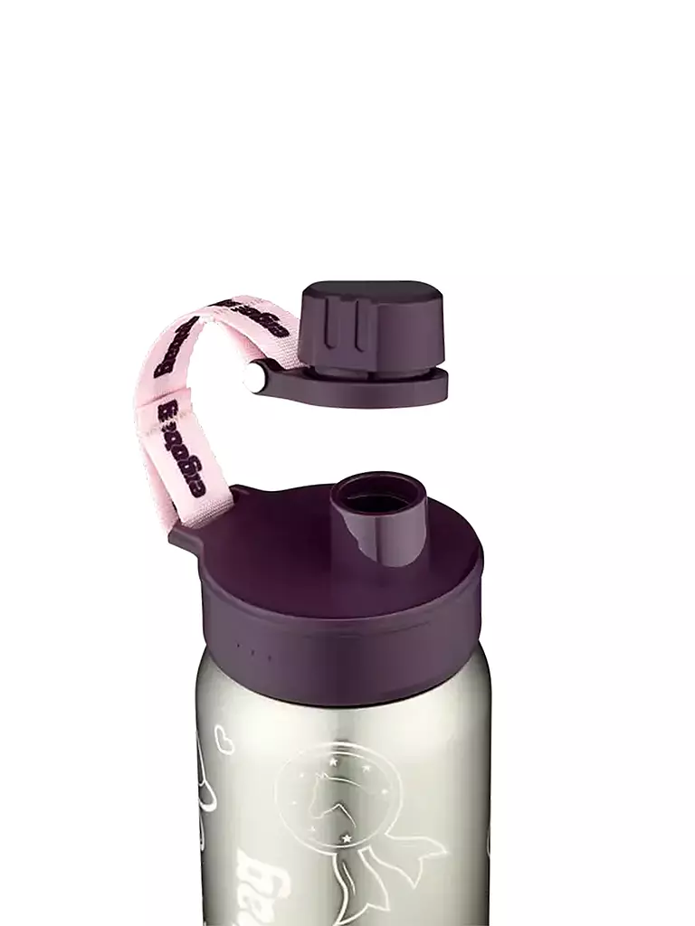 ERGOBAG Edelstahl Trinkflasche 0,5L Lila lila