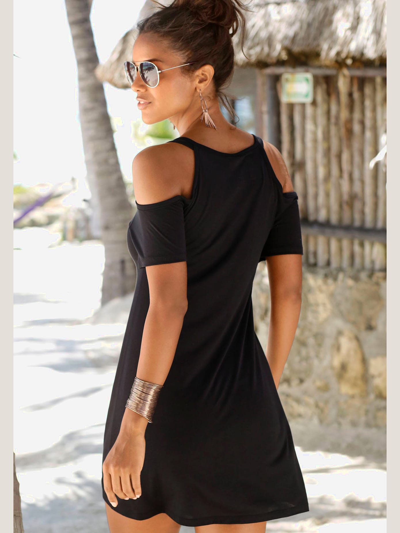 T-shirt long décontracté