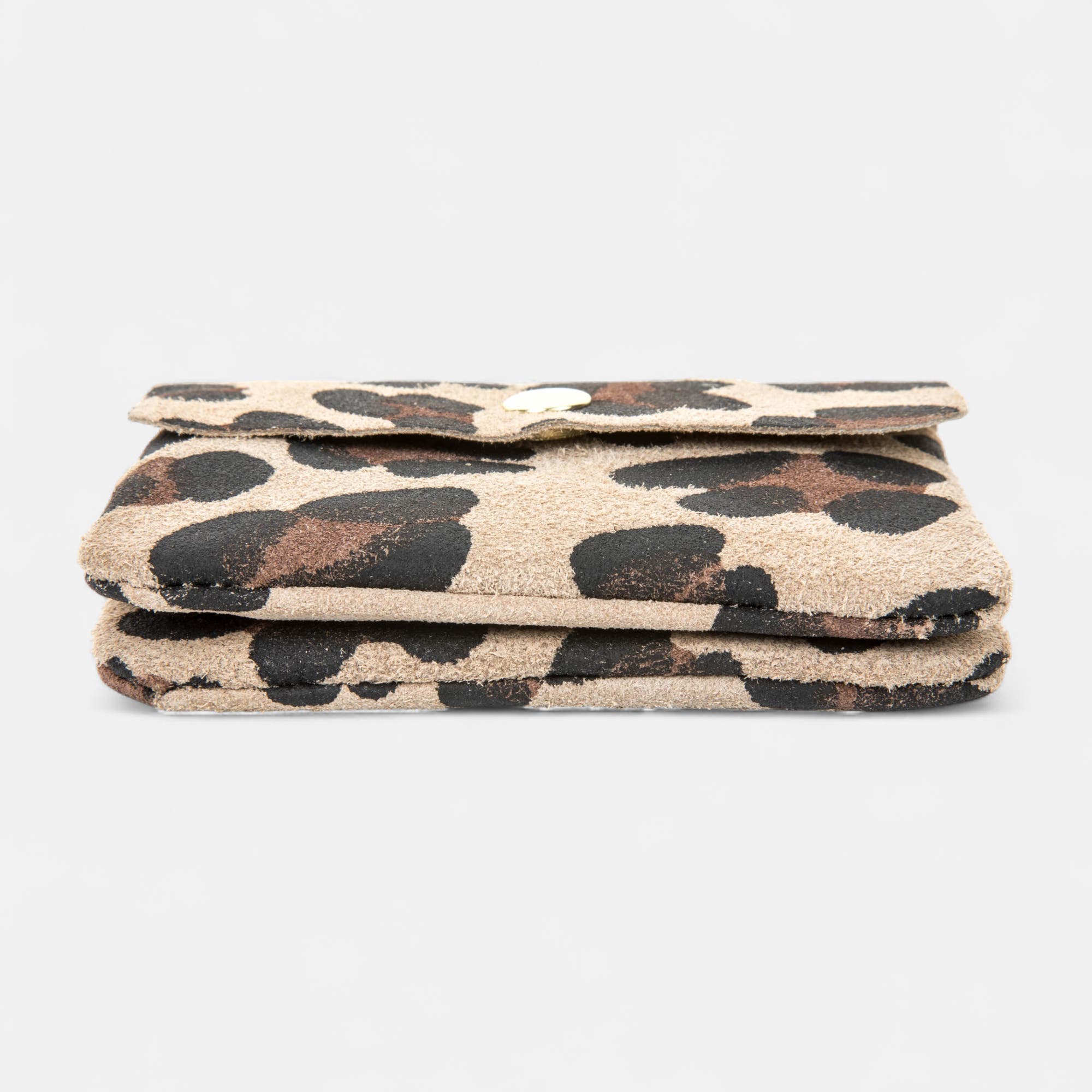 Petite maroquinerie en cuir beige