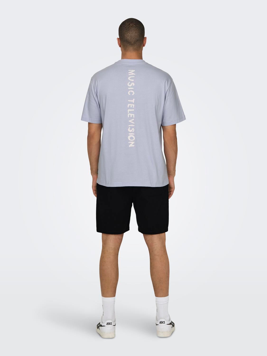 ONSMTV T-shirt Icelandic Blue