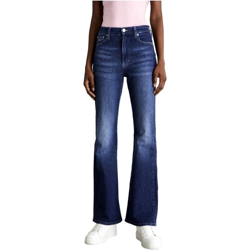 Tommy Jeans - VAQUERO SILVIA HIGH FLARE MUJER DW0DW17156 Azul