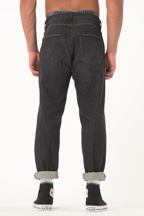 STHUGE Dad-Jeans, 5-Pocket, Tapered Loose Fit, bis Gr. 70