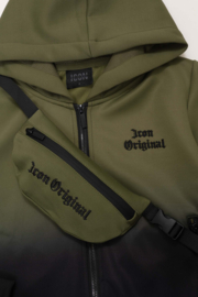 Icon zipped fade set - legergroen (verzenddatum 27 feb)