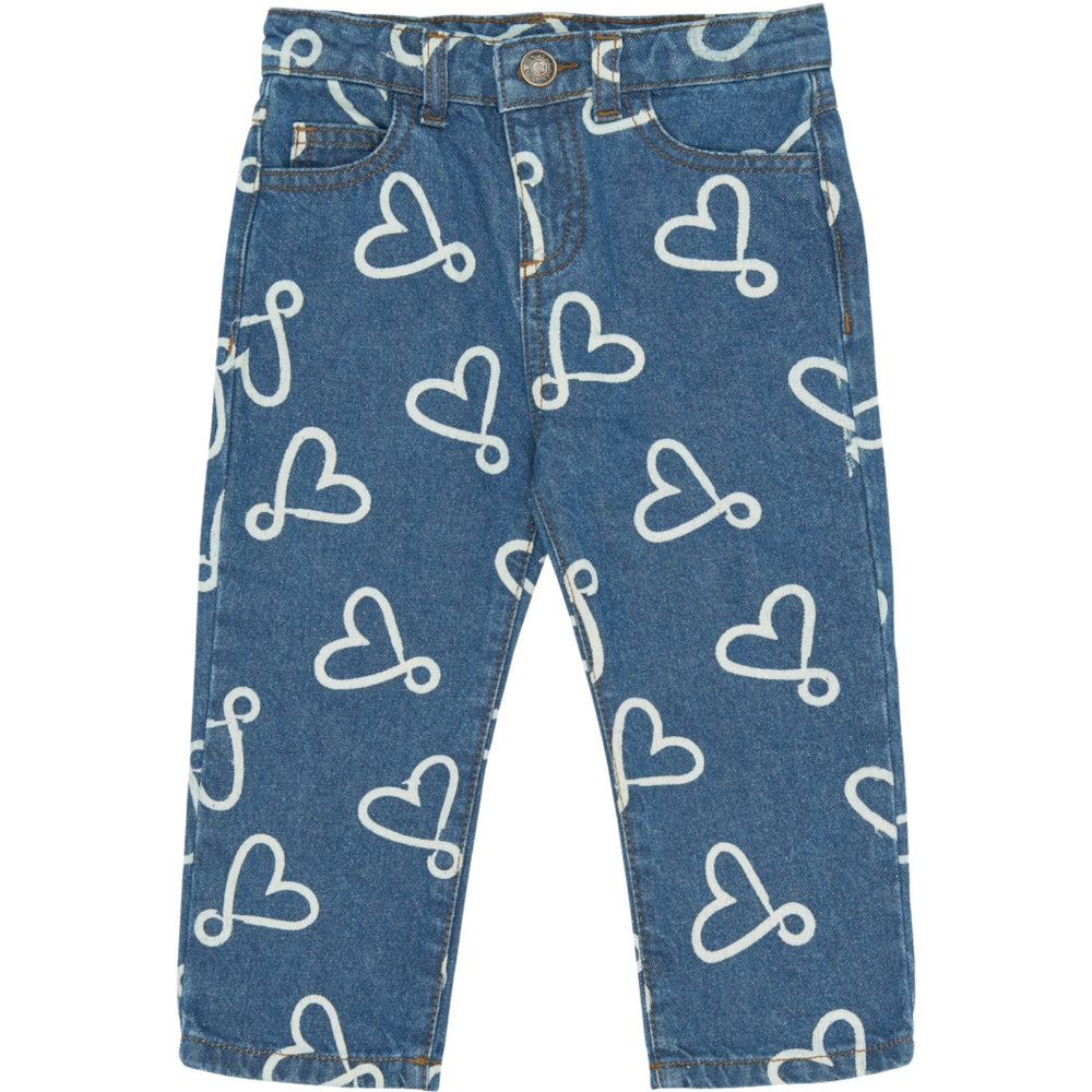 Køb THE NEW Siblings Medium Blue Denim Aop Tnstshea Regular Fit Jeans