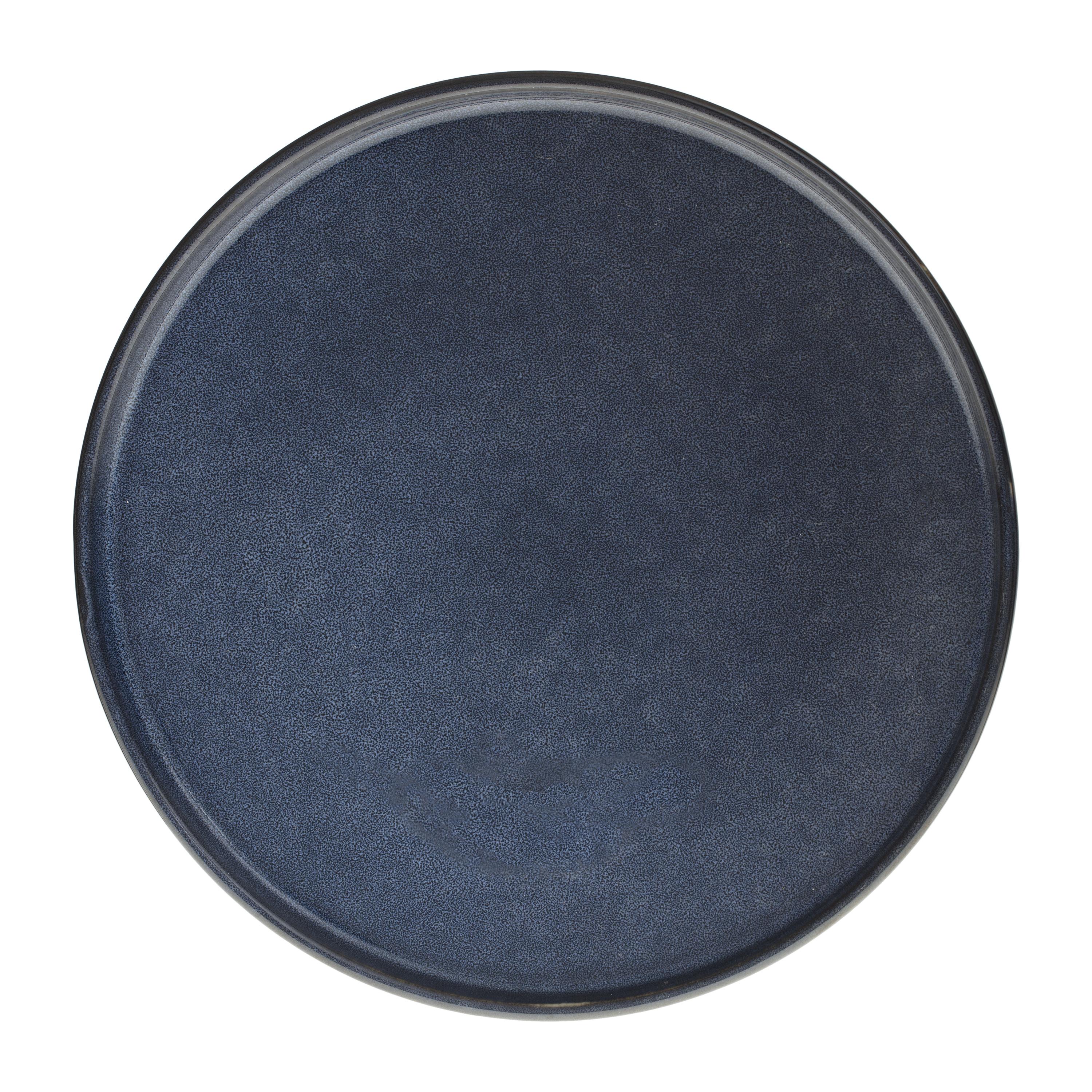 ASSIETTE PLATE TERRE INCONNU BLEU 27CM
