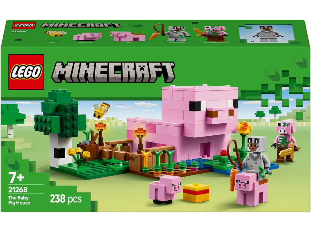 A CASA DO PORCO BEBÉ LEGO MINECRAFT