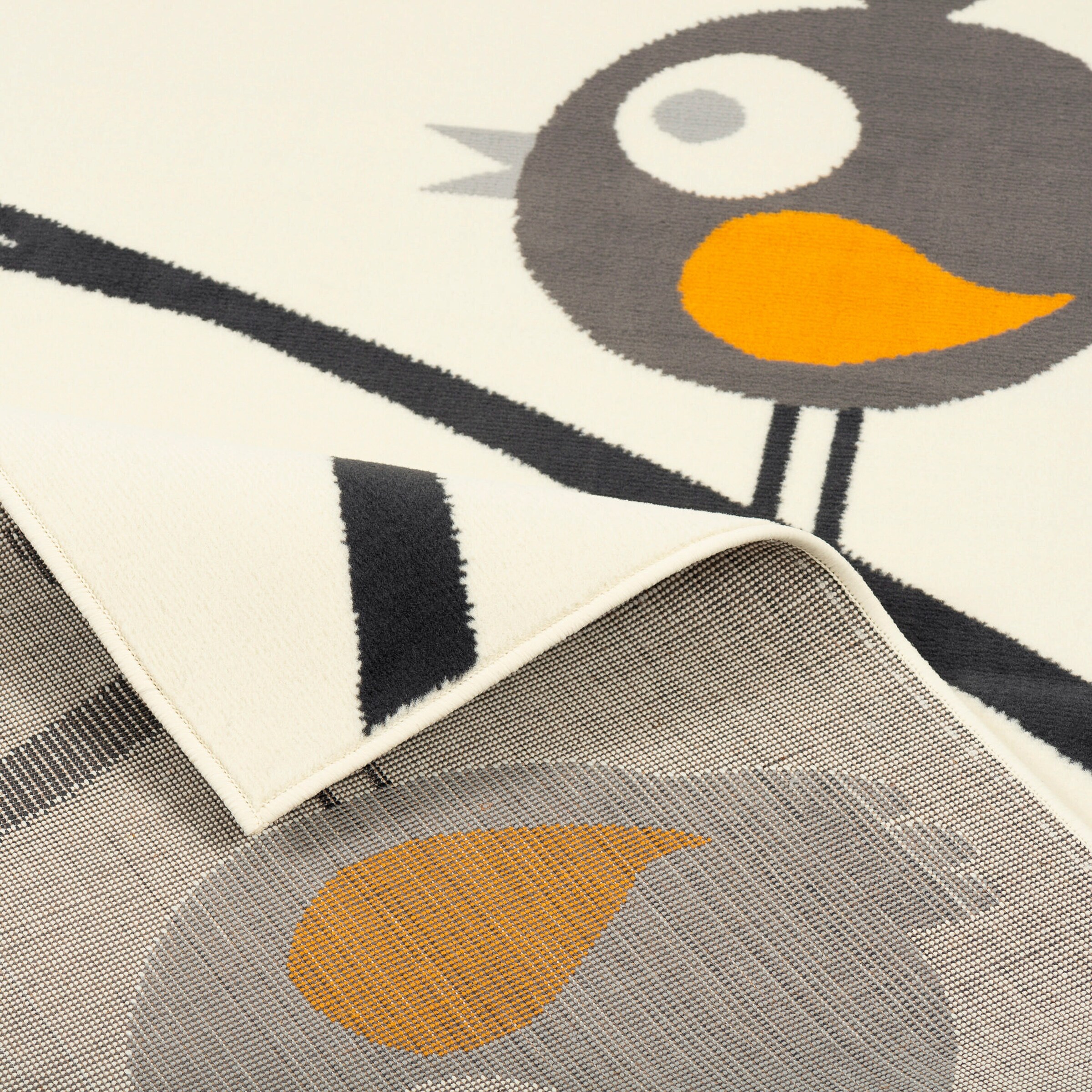 Pergamon Kinderteppich Trendline Vögel Creme - 140x200 cm