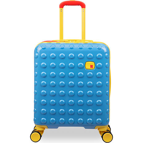 Bobble børnetrolley 8 hjul 37 cm - blå