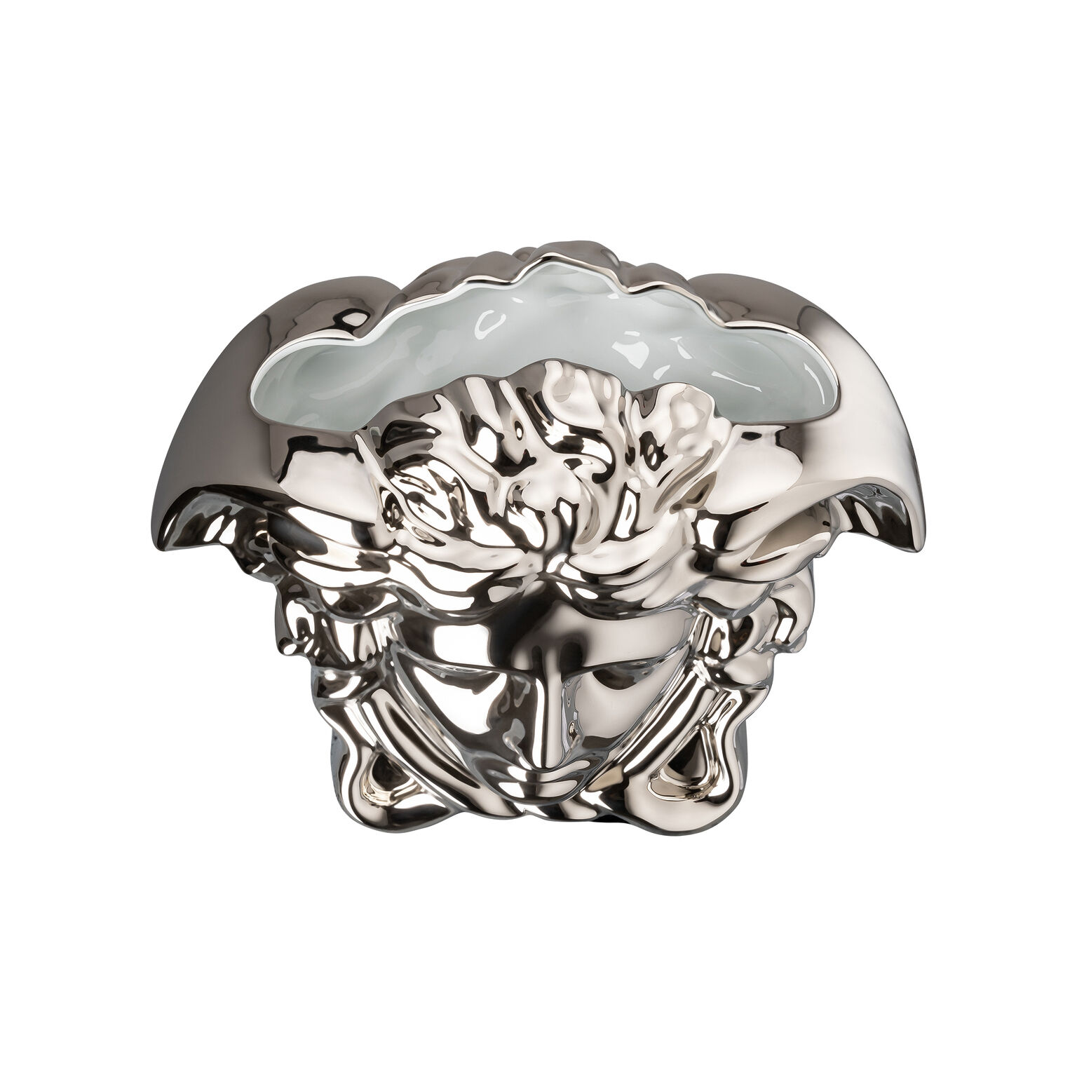 Medusa Grande Silver Vase 21 cm