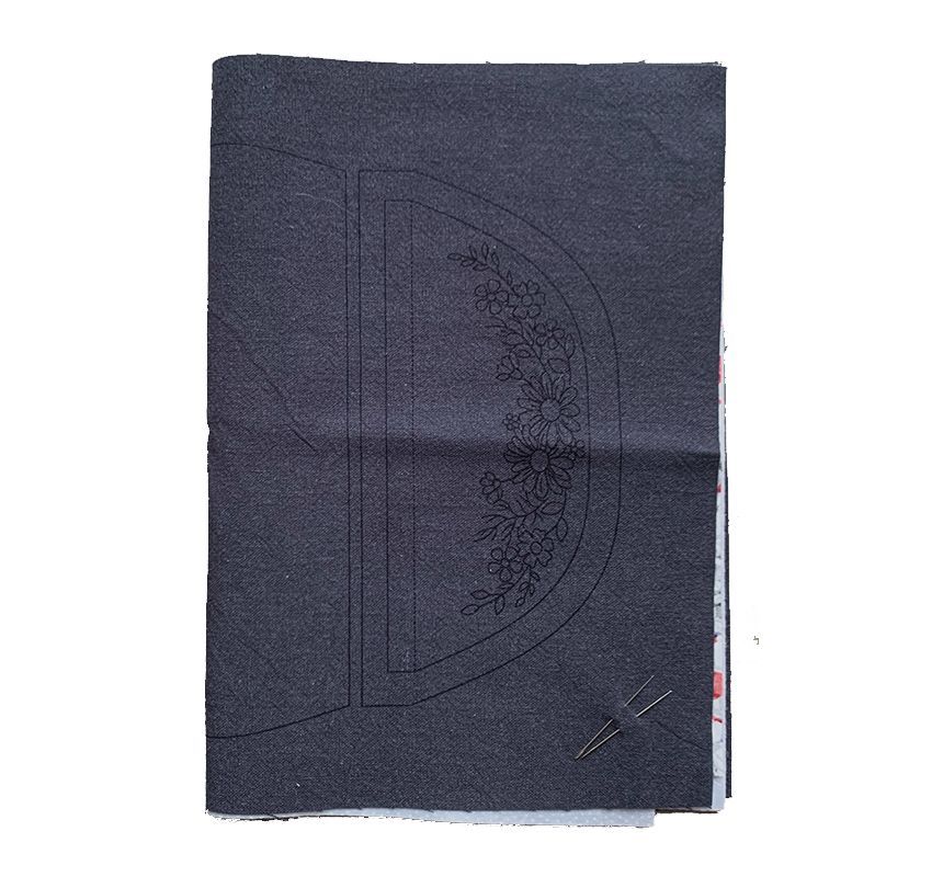 Embroidery Kingdom - DIY borduurpakket voor een brillenkoker van linnen en katoen (verschillende ontwerpen)