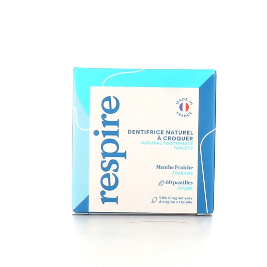 Respire Dentifrice Solide en Pastilles