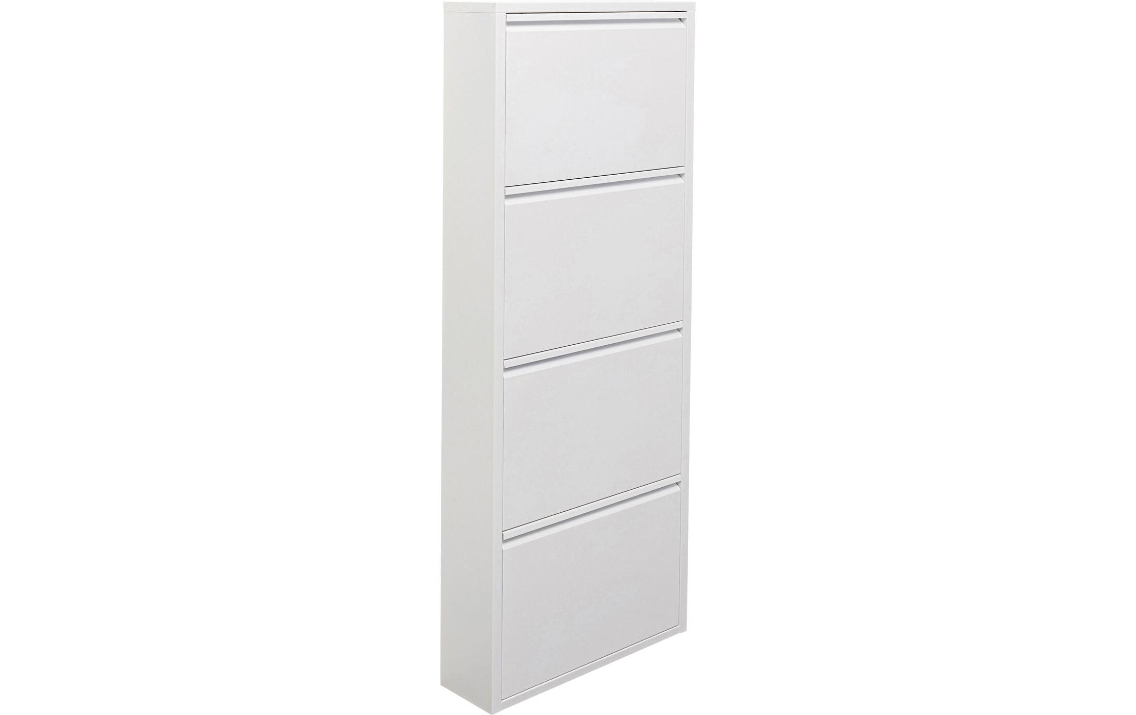 Schuhschrank Caruso 4-er, 50 x 136 cm, Beige<br>Schuhschrank