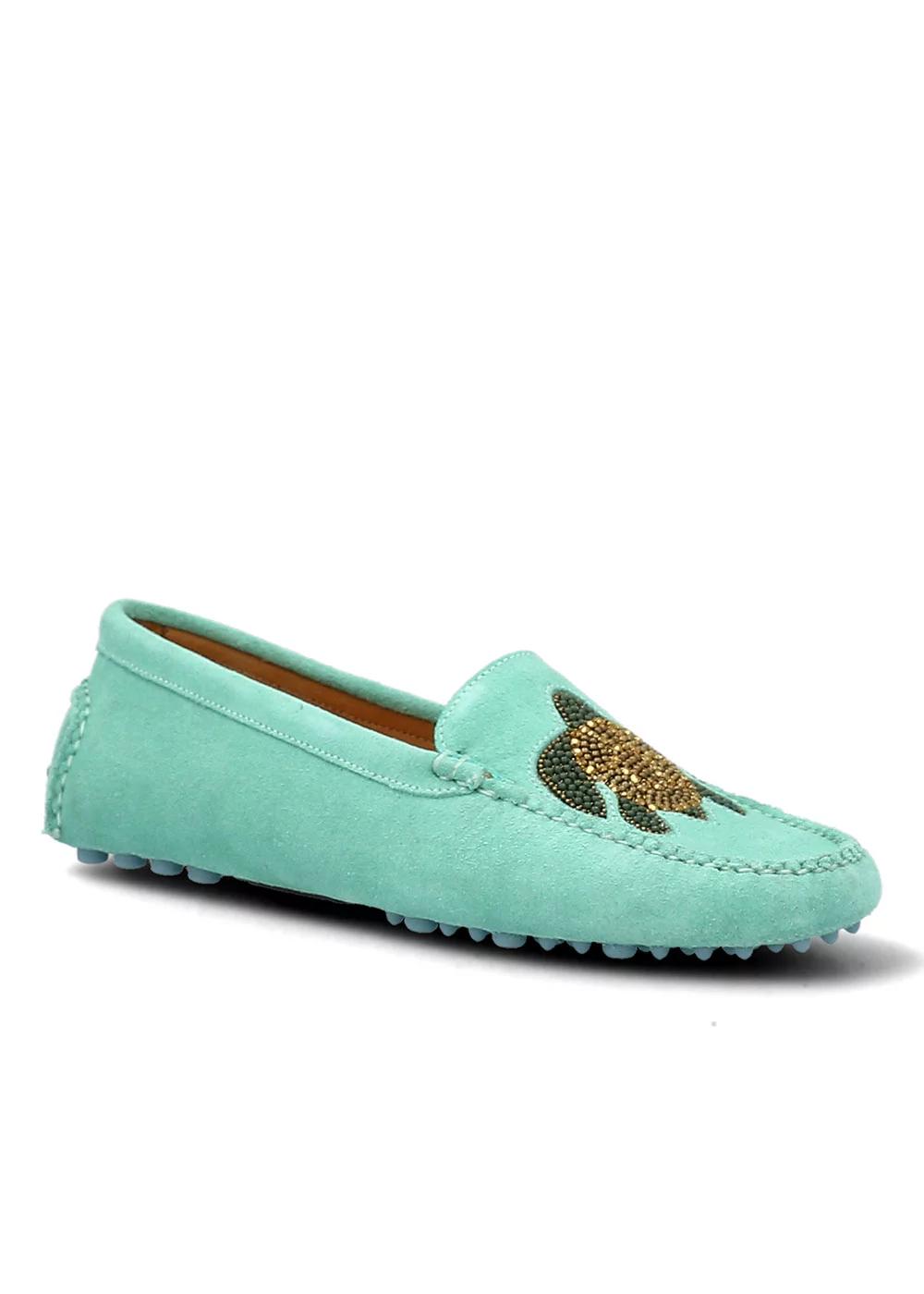 MOCASSIN FANCY DRIVER TURTLE VERT