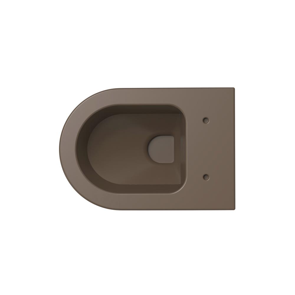 Xenz Gio randloos toilet 52cm met vortexspoeling coffee mat