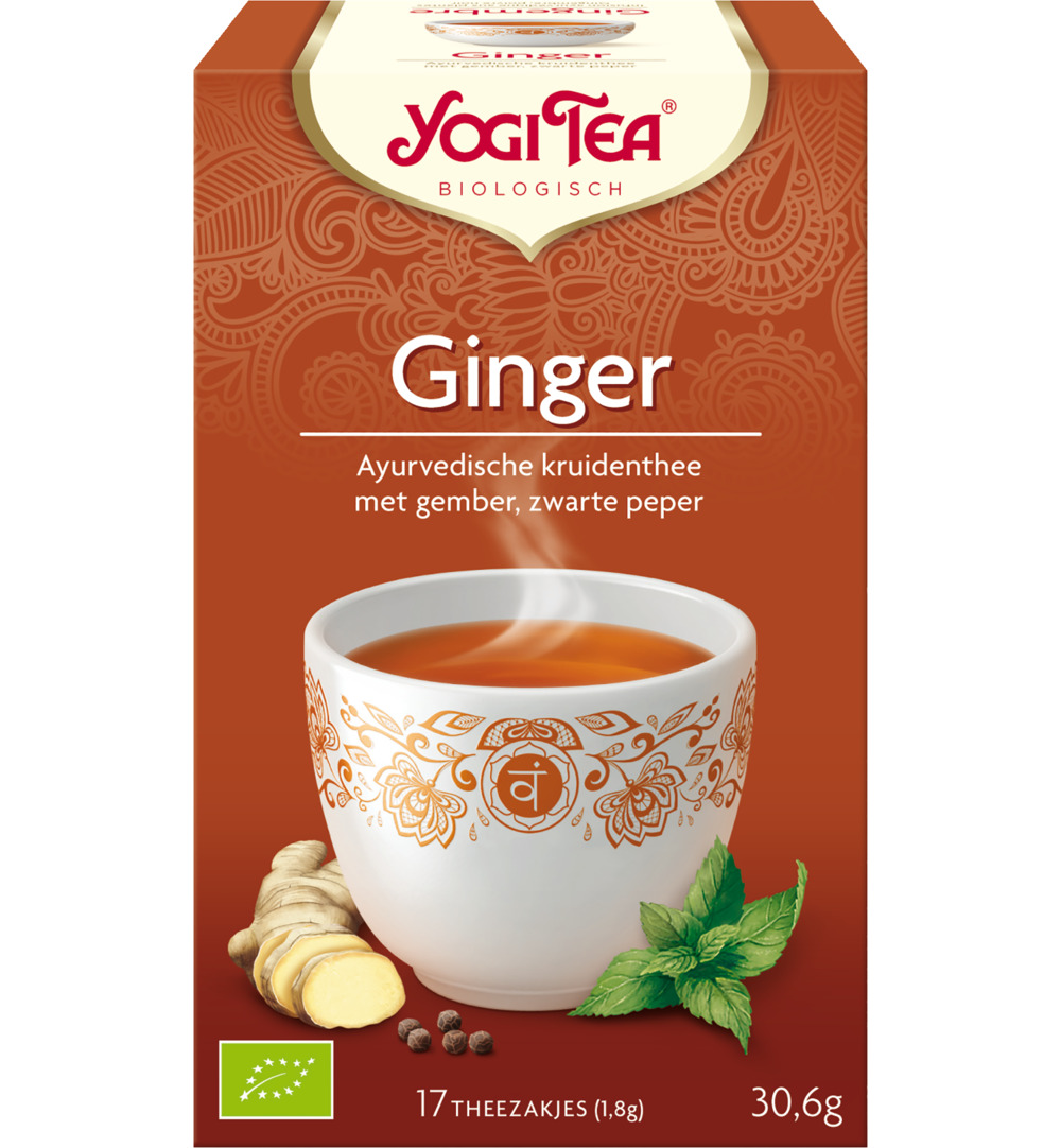 Yogi Tea Ginger bio (17 stuks)
