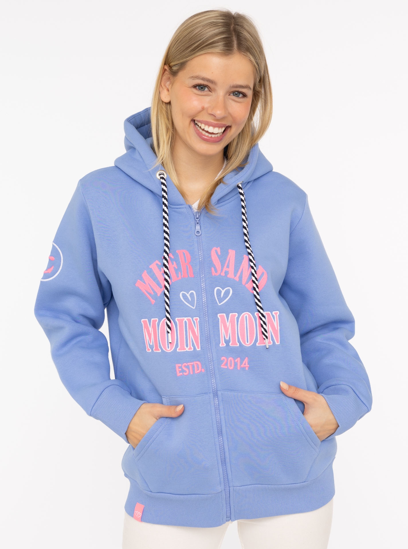 Zwillingsherz Sweatjacke »