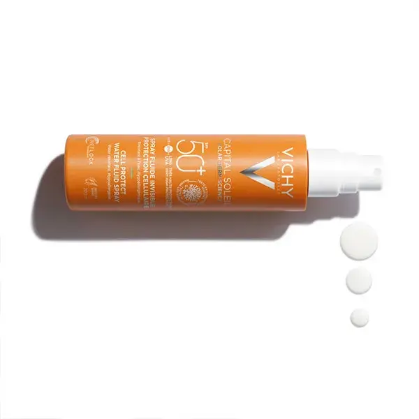 Protetor solar em spray Vichy Capital Soleil FPS 50+ 200ml