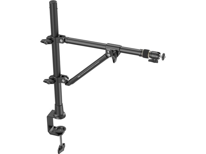 Smallrig Halterung für Desktop-Overhead-Fotografie/Live-Str Tischhalterung mit Kugelkopf und Telefonclip