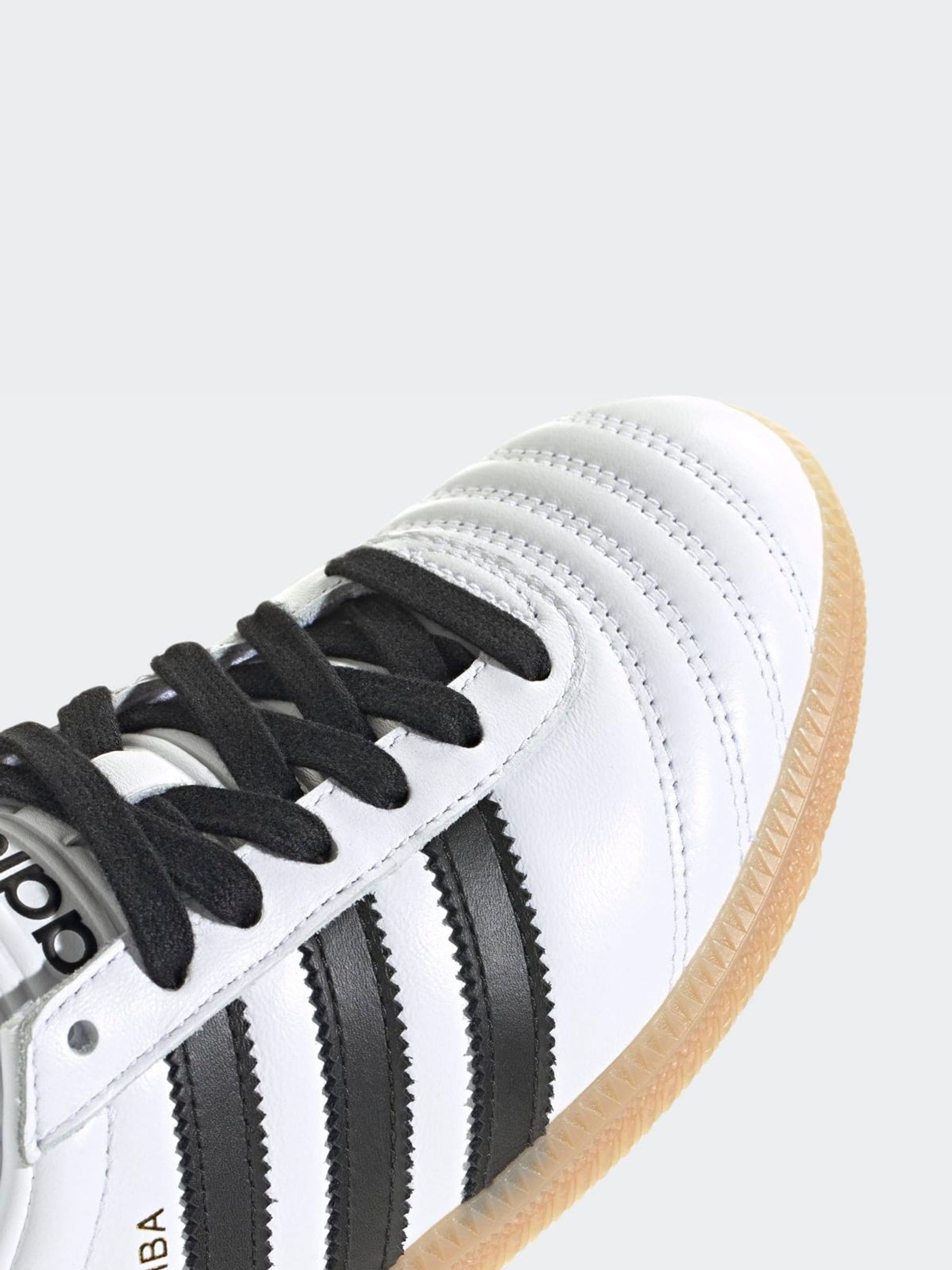 Wit/zwart - adidas Originals Samba JP Junior Trainers